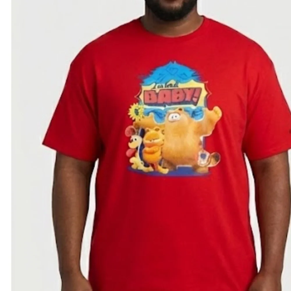 The Garfield Movie Unisex Graphic T-Shirt with Cartoon Print 2XL